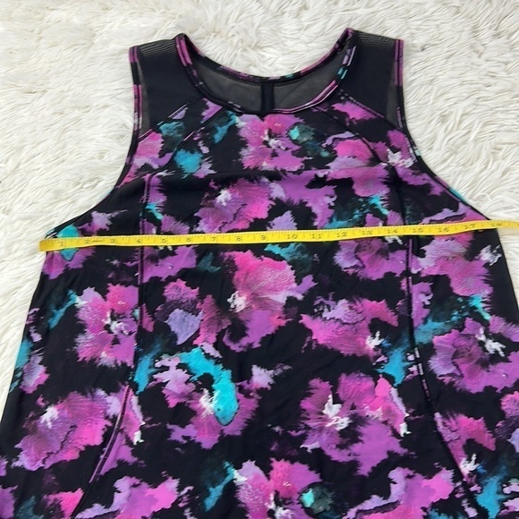 Lululemon Sculpt Tank Midnight Bloom Black Deep Fuschia / Black - Picture 2 of 3